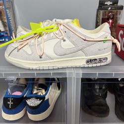 Sz. 11 Nike Off White Dunk Lot 12