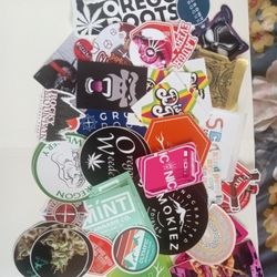 56 stickers&one Pin