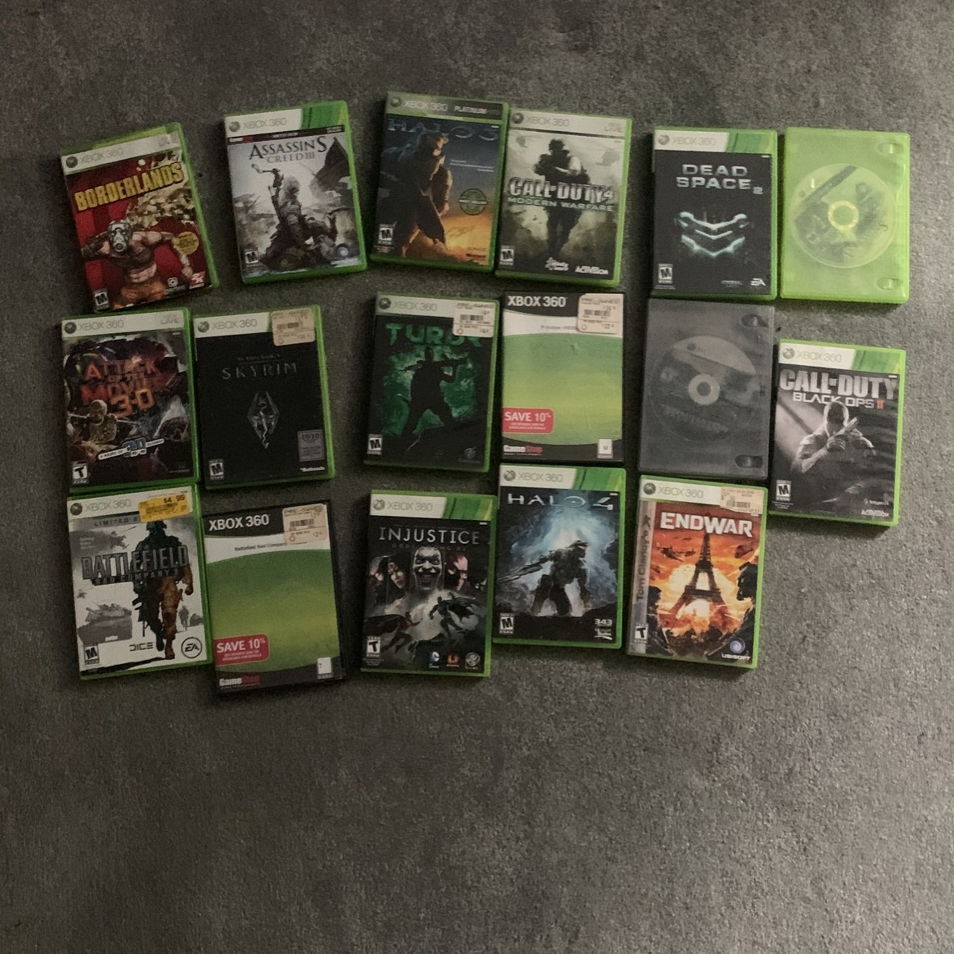 Various Xbox 360 Games