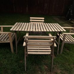 Outdoor Wooden table 