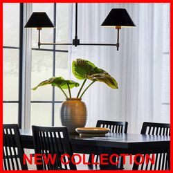 Metal Two Arm Shaded Chandelier Ceiling Light Black - Threshold™ designed with Studio McGee
ADO #:TGT-30073
Brand New – Box Not Perfect or No Box.