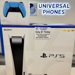 SONY PLAYSTATION PS5 DISC VERSION NEW IN BOX $1 DOWN TODAY REST IN PAYMENTS.NO CREDIT CHECK 