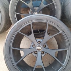 20" 5x115 Competition Wheels And Tires