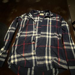 Burberry England London  Men’s Long Sleeve button Up