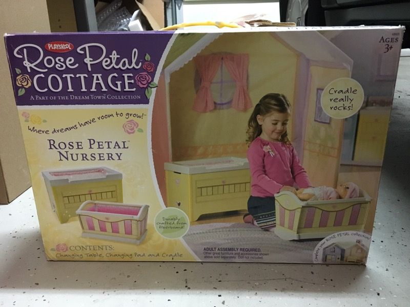 Rose Petal Cottage Baby Changing Table & Cradle