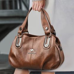Top Quality Women Pu Leather Shoulder Bags Luxury