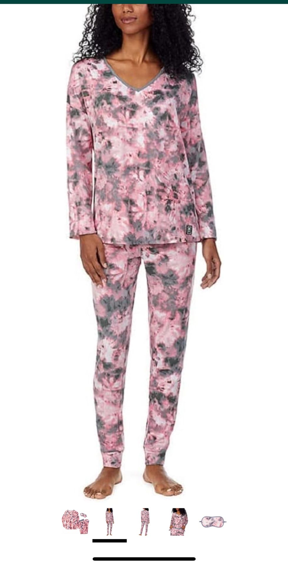 DKNY Sleep Jogger Set with Eye Mask Size XXL Soft and Comfortable