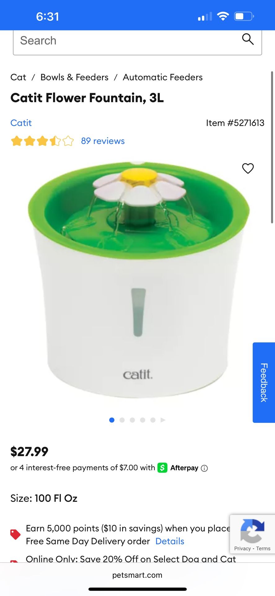 Two Catit Cat Water Fountains
