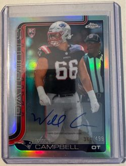 Will Campbell rookie auto
