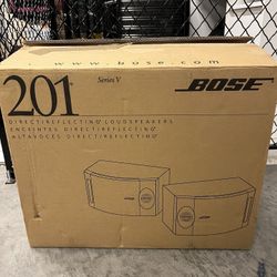 Brand New Bose 201™ VDirect/Reflecting® speaker system - Never Used! One pair