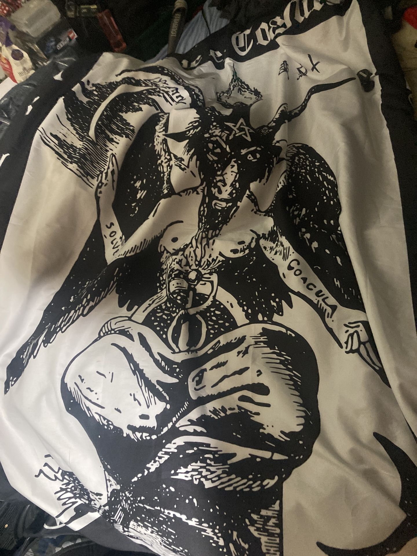 Baphomet Tapestry 10'x6' Brand New