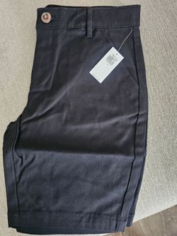 Girls Bermuda black shorts uniform sz 14