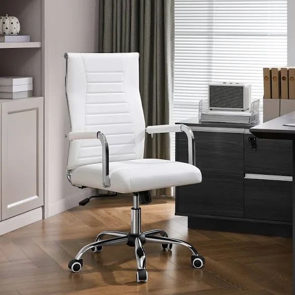 Modern Faux Leather Office Desk Chair