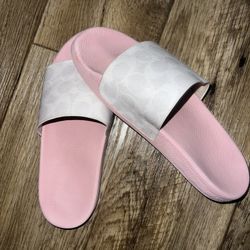 Pink Coach Slides 