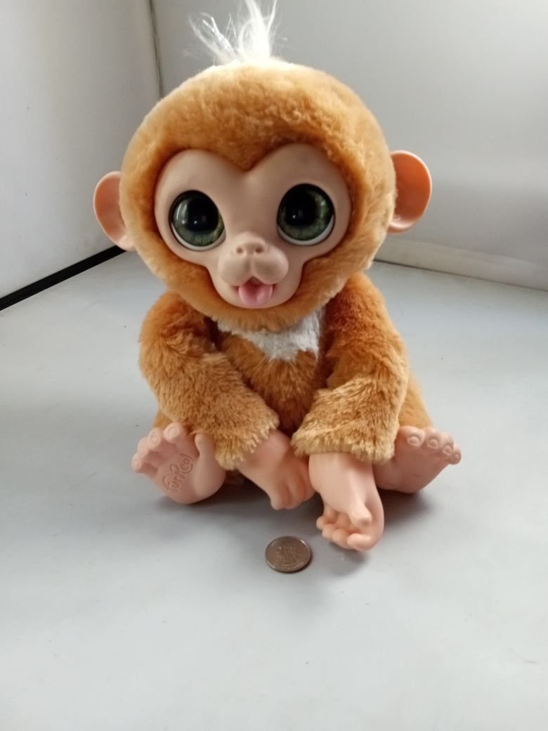 FurReal Friends Cuddles My Giggly Monkey Interactive Hasbro 2012 Talking Chimp