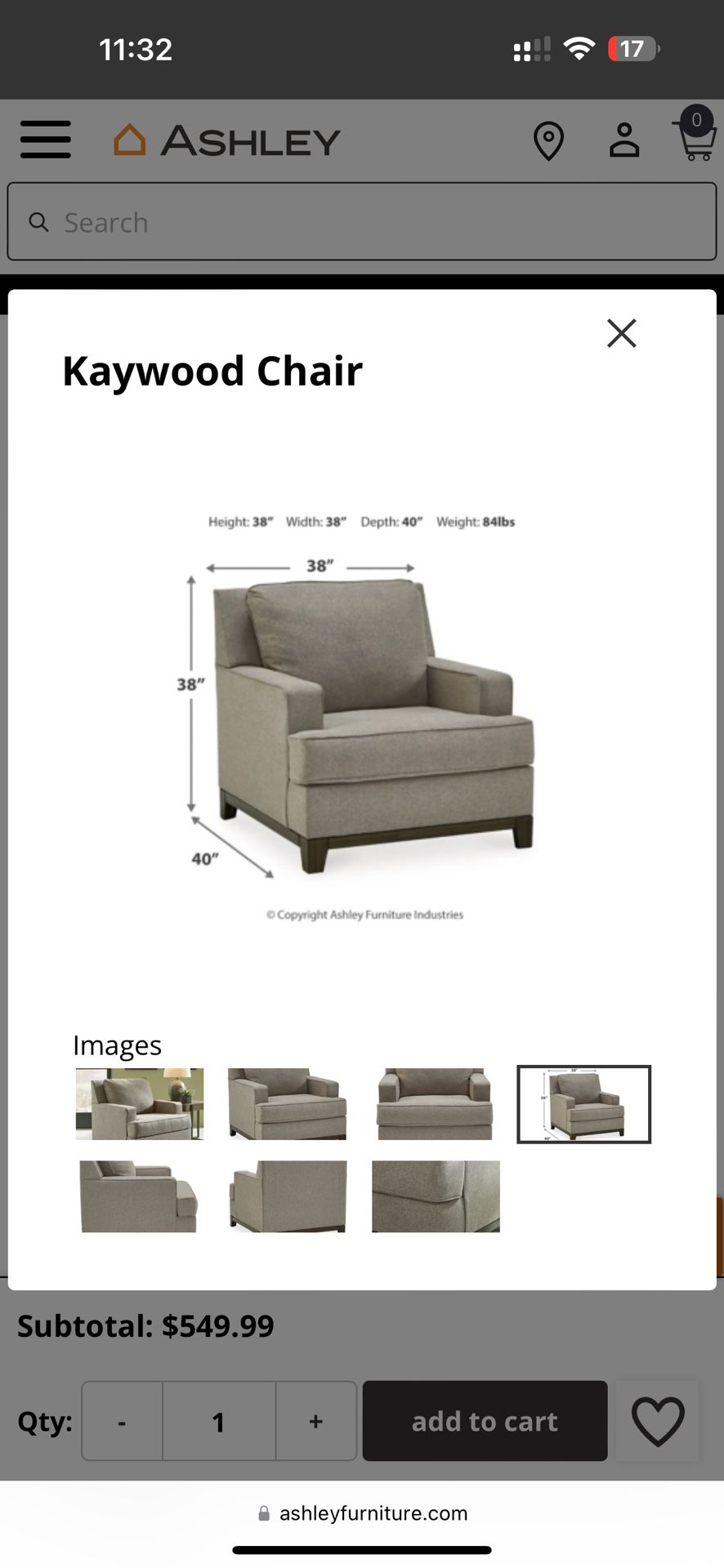 Brand New ashley Brand sofa chair And Ottoman