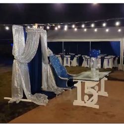 15 Table With Glass Top