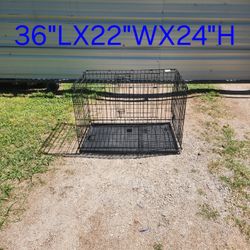 Large Pet Kennel With Double Door Good Conditions 