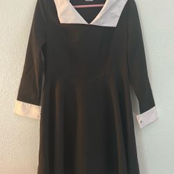 Black And White Anime Schoolgirl Dress