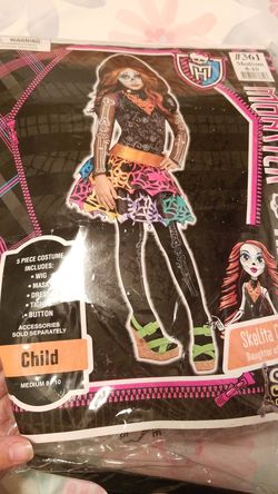 Girls medium Monster High costume