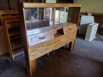 Full Size Headboard, Dinning Table and China Hutch