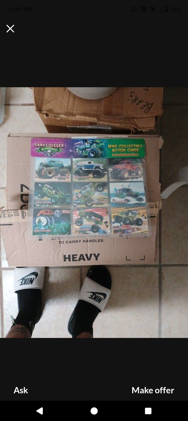 Grave Digger Cards/Book $15 Both Or Seperate