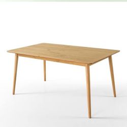 60" Wooden Dining Table