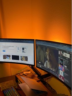 Koorui 27” dual monitors