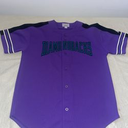 Arizona Diamondbacks Starter Purple Jersey Clean Mens Large Vintage 90s MLB Sewn