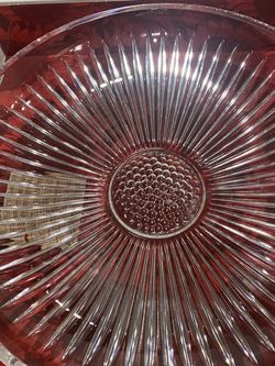 Two Glass Trays