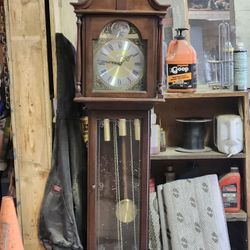  Antique Bulova Floor Clock 
