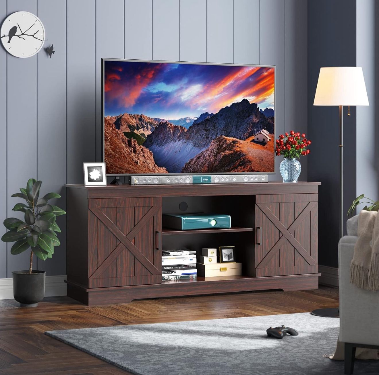 Farmhouse TV Stand Perfect Condition