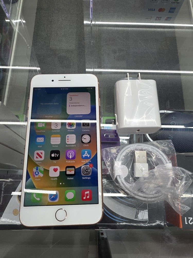 Iphone 8 Plus Unlocked In Mint Condition 54 GB