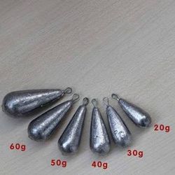 Fish sinker, for fishing. Lead weight.