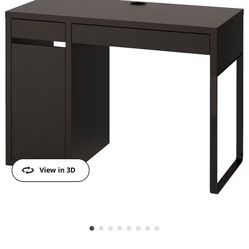 IKEA Black At Home Office Desk