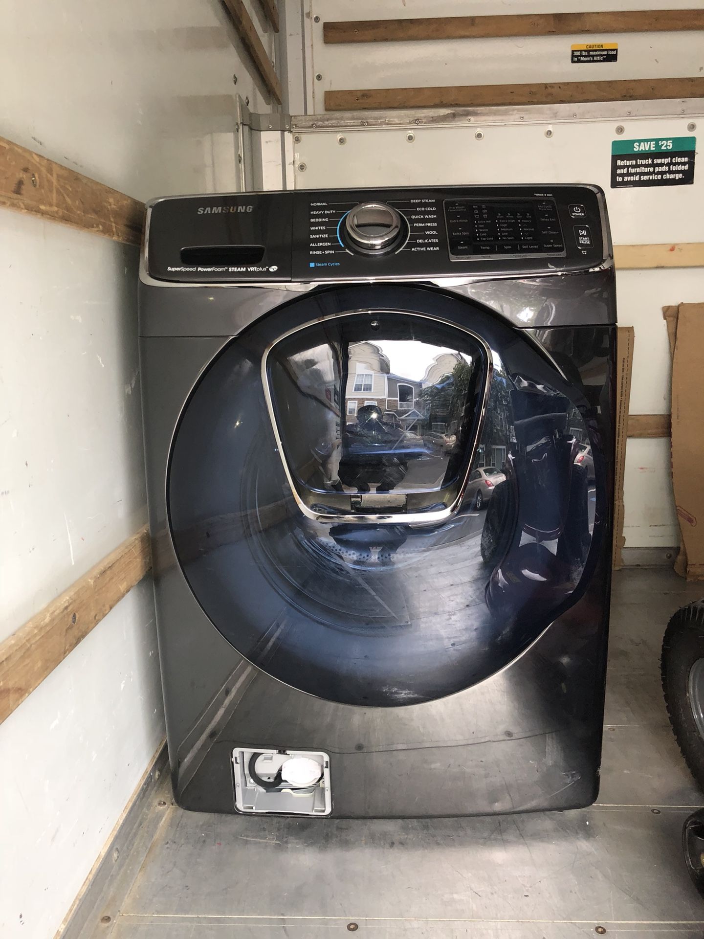 Samsung WF50K7500AV/A2 5.0 cu. ft. Front Load Washer with AddWash™ - Black Stainless Steel