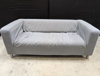 Ikea Grey Fabric Sofa