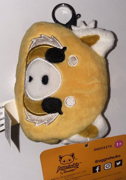 Sanrio Aggretsuko keychain coin Purse