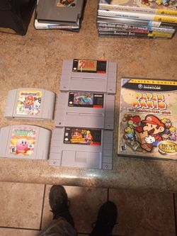 Nintendo games authentic $40 each tested and working pick up in Glendale $40 each