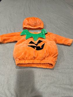 Baby pumpkin costume size 12-18 M