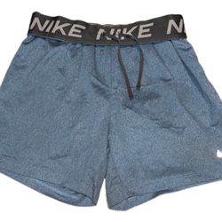 Women, Nike, Navy Blue Running Shorts Size Medium With Reversible WaistBand