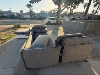 FREE Large Gray Modular Sectional Couch