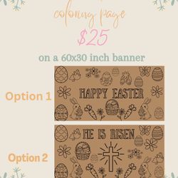 Easter Coloring Page 