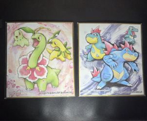Pokemon Shikishi Art Boards