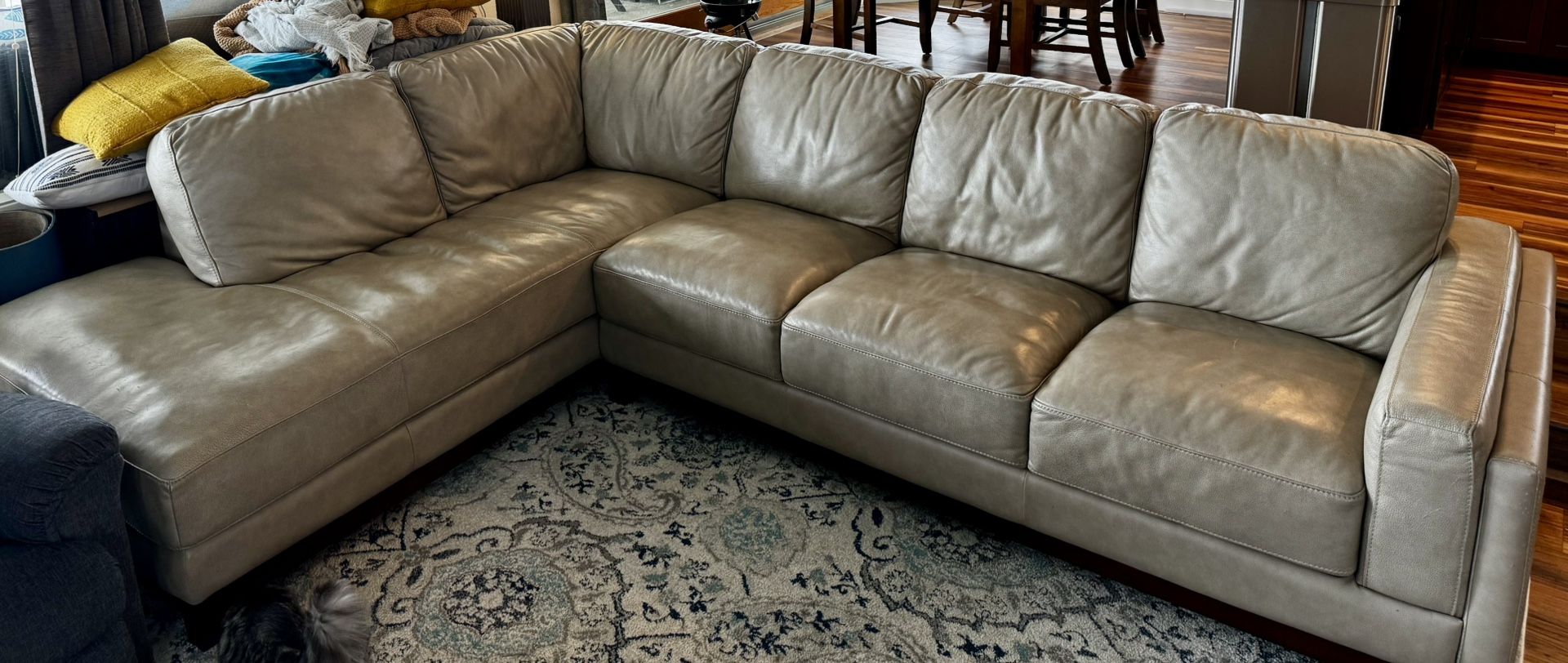 Leather Sectional Couch