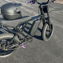 Ridstar Q20 1000w Heavily Modded Purple/Black 32mph