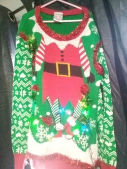 Ugly Sweater With Lights..