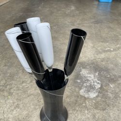 Glass flower vase