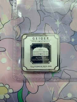 Geiger Edelmetalle 10g 999 Fine Silver Bar