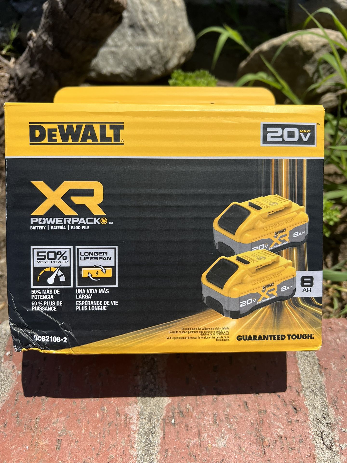 DEWALT 20-Volt MAX XR Lithium-Ion 8.0 Ah Battery 2pk